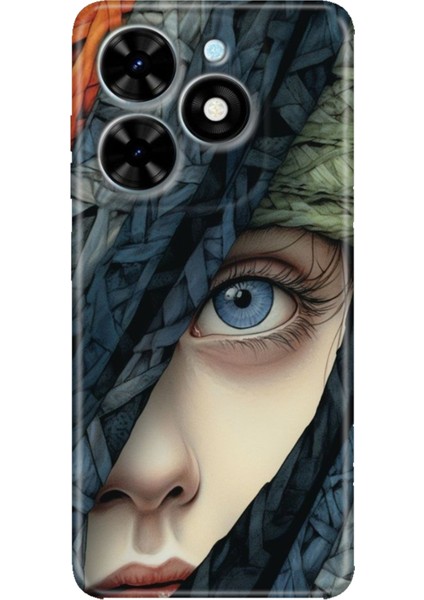 Tecno Spark Go 2024 Kılıf Baskılı Esnek Silikon Kapak Siluet