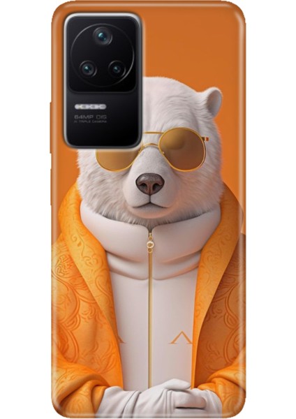 Xiaomi Poco F4 Kılıf Desenli Kapak Renkli Ermer Stil Bear