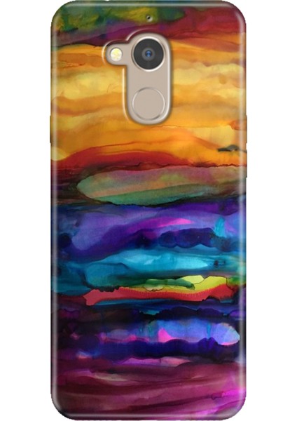 General Mobile Gm 8 Uyumlu Kılıf Desenli Silikon Renkli Tpu Uv Sulu Boya