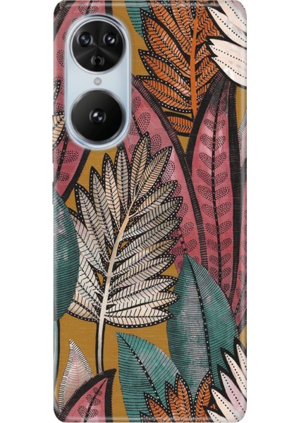 Reeder S19 Max Pro S Edge Kılıf Desenli Kapak Baskı Yapraklar