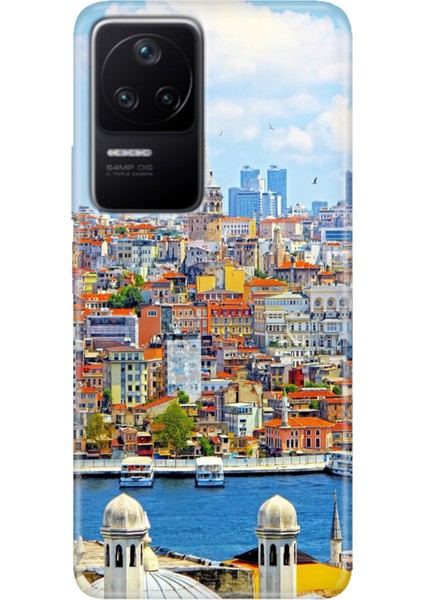 Xiaomi Poco F4 Kılıf Desenli Kapak Renkli Ermer Istanbul