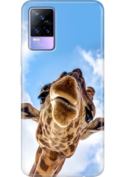 Vivo V21 Kılıf Resimli Desenli Silikon Esnek Uyumlu Kapak Öpücük