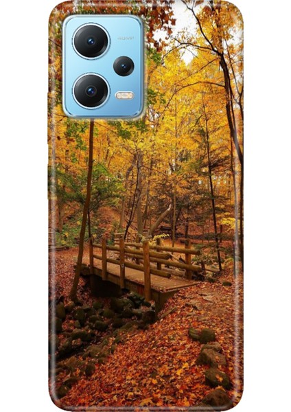 Xiaomi Redmi Note 12 4g Kılıf Desenli Design Silikon Kasımda Aşk