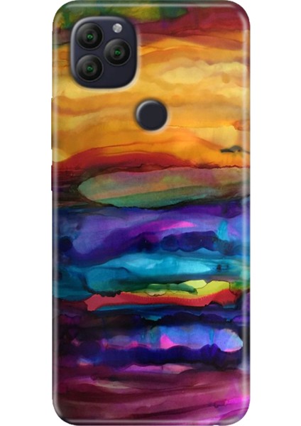 General Mobile Gm 22 - 22S Kılıf Desenli Rubber Silikon Sulu Boya