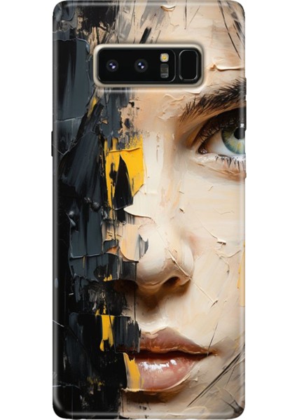 Samsung Galaxy Note 8 Kılıf Renkli Temalı Note8 Silikon Beauty