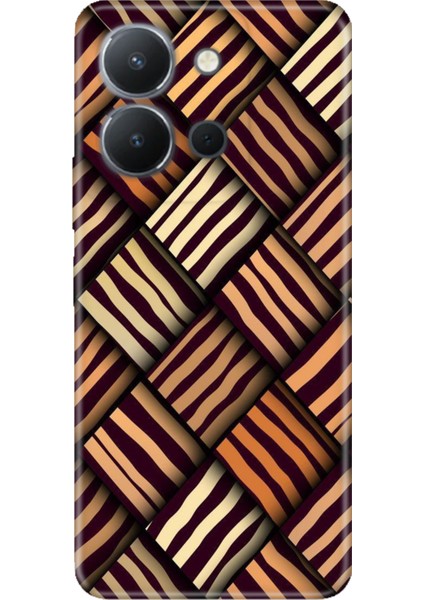 Vivo Y36 4g Kılıf Desenli Kapak Renkli Tpu Uv Leo