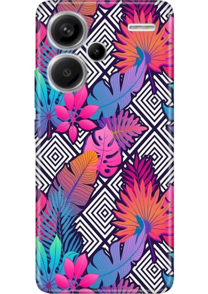 Xiaomi Redmi Note 13 Pro Plus 5g Kılıf Tasarım Outlet Silikon Botanik