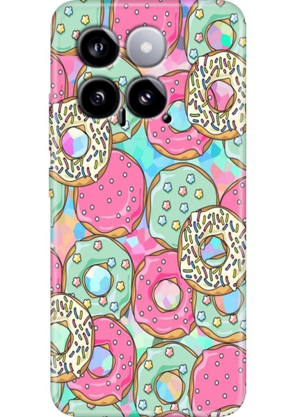 Xiaomi Mi 14 Kılıf Renkli Rubber Kapak Silikon Donut