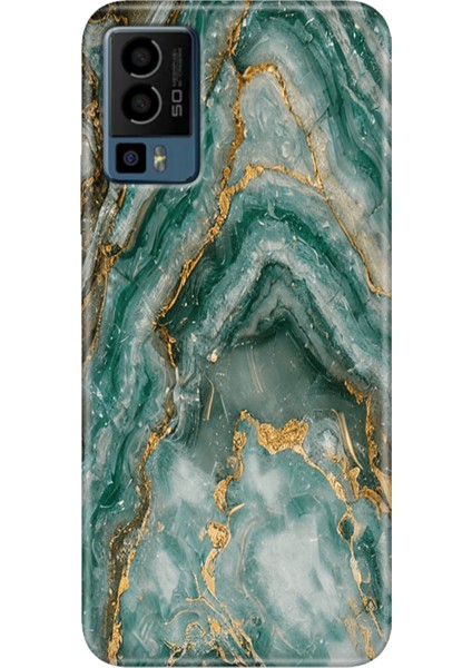 General Mobile Gm 23 Kılıf Desenli GM23 Silikon Case Uv Granit