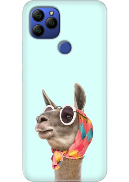 General Mobile Gm 21 Kılıf Baskılı Silikon Case Uv Deve