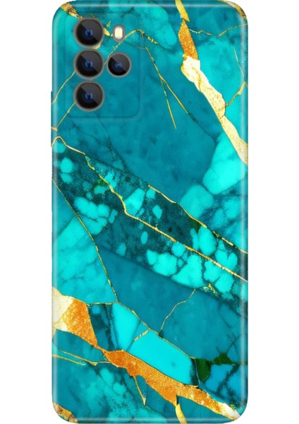 Omix X700 Kılıf Hd Silikon Prag Mermer