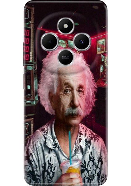 Xiaomi Redmi 14C Kılıf Renkli Rubber Desenli Silikon Albert