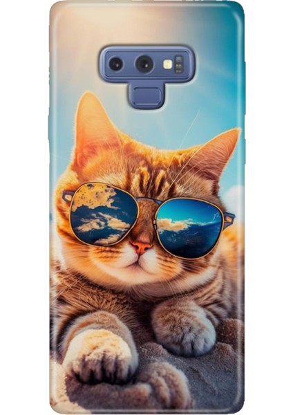 Samsung Galaxy Note 9 Kılıf Renkli Esnek Silikon Cat
