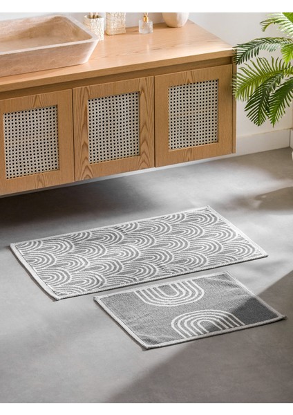 Yeni Sezon Desenli Banyo Paspası 2'li