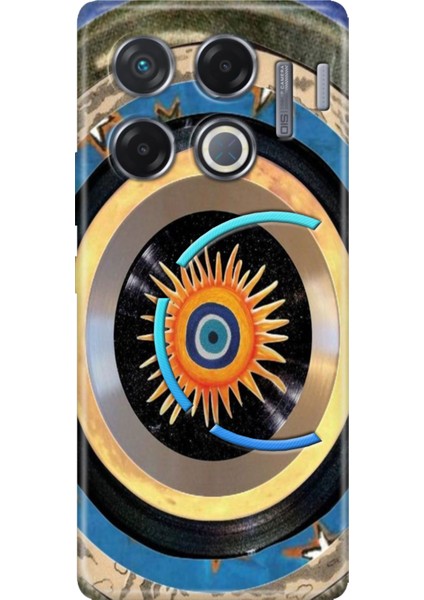 Infinix Gt 20 Pro Kılıf Renkli Esnek Silikon Nazar