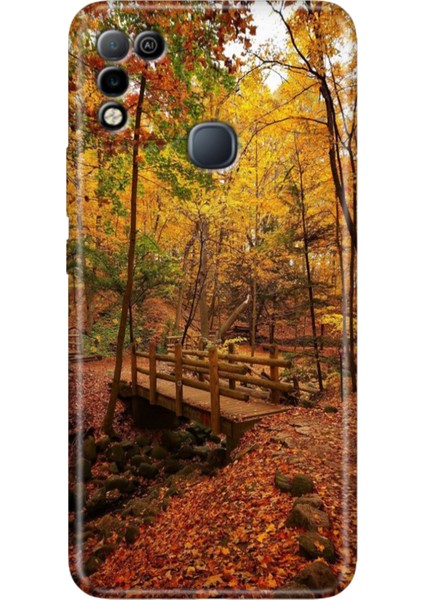 Infinix Hot 10 Play Kılıf Desenli Baskılı Esnek Silikon Kapak Kasımda Aşk