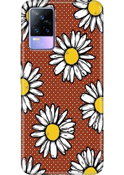 Vivo V21 Kılıf 6.44 Inc Desenli Silikon Esnek Uyumlu Kapak Puantiye