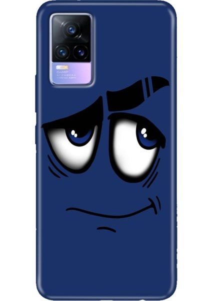 Vivo V21 Kılıf 6.44 Inc Desenli Silikon Esnek Uyumlu Kapak Acaba