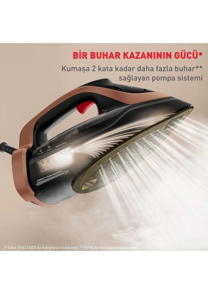 Kumaşa Göre Isı Ayarlayan Ultimate Power Pro Akıllı 3200W Buharlı Ütü +Şarjlı Hav &yün Temizleyici modelleri