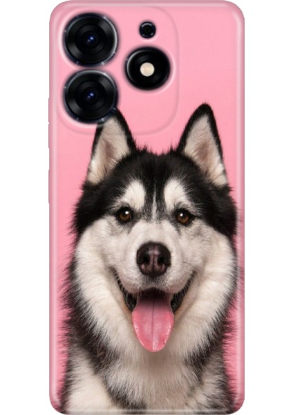 Tecno Spark 20 - 20C Kılıf Renkli Temalı Tarz Silikon Hasky