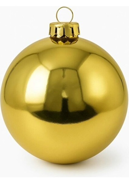 25CM Gold Yılbaşı Çam Ağacı Topu 1 Adet Parlak Çam Ağacı Süsü fiyatları