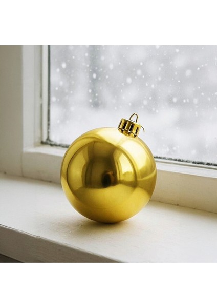 25CM Gold Yılbaşı Çam Ağacı Topu 1 Adet Parlak Çam Ağacı Süsü fırsatları