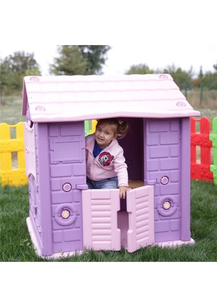Çift Kapılı Çocuk Oyun Evi – Aktivite ve Evcilik Evi Kolay Kurulum Güvenli Malzeme modelleri