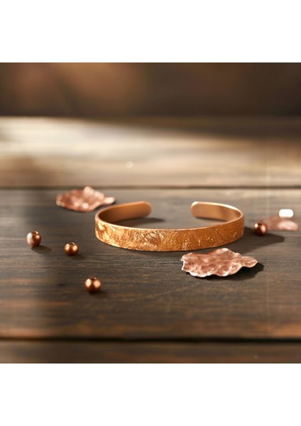 Otantik Saf Bakır El Yapımı Kelepçe Bileklik | Yansımalı | Doğal, Enerji Desteği Kadın Bileklik fiyatları