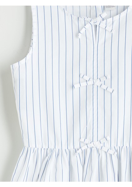 Yeni Sezon Bisiklet Yaka Çizgili Kız Çocuk Elbise fırsatları