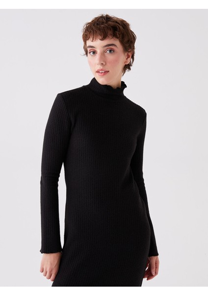 Yeni Sezon Dik Yaka Kadın Bodycon Elbise modelleri