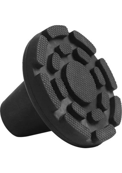 Ekstra Geniş Tabanlı Kaydırmaz Koltuk Değneği / Baston Lastiği (Iç Çap: 1.6 Cm)