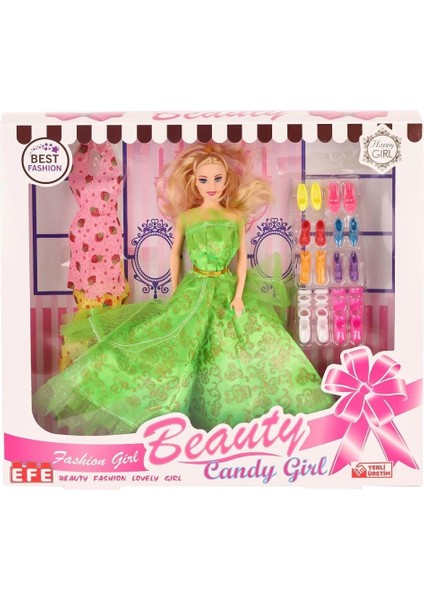 Bfs 207 Ayakkabı Setli Candy Girl Bebek -Efe Toys modelleri