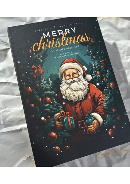 Yılbaşı Temalı Dekoratif Kitap Kutu