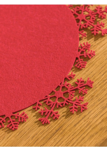 Yeni Sezon Kar Tanesi Desenli 2'li Amerikan Servis 30X30 cm indirimleri