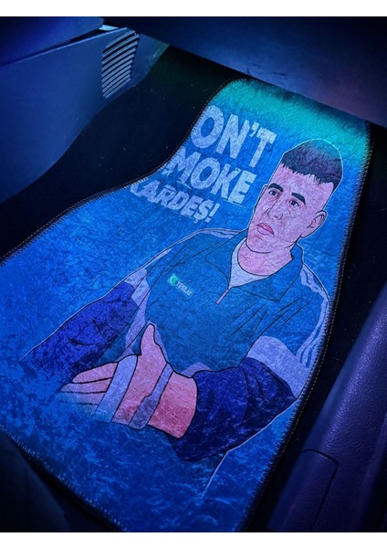 "don't Smoke Kardeş" Baskılı Kaymaz Dekor Paspas Seti- Oto Aksesuar fiyatları