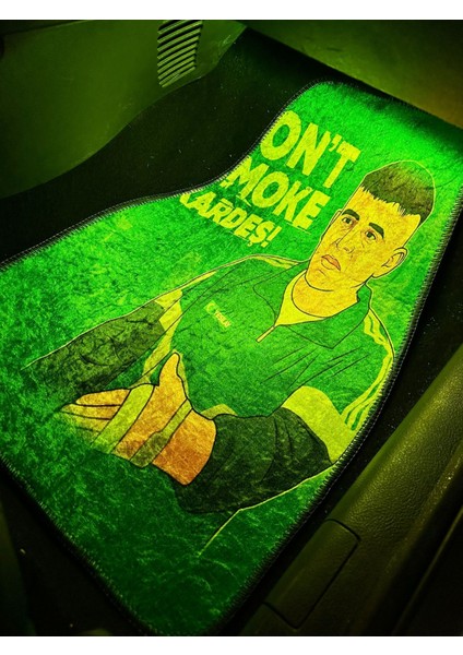 "don't Smoke Kardeş" Baskılı Kaymaz Dekor Paspas Seti- Oto Aksesuar indirimleri