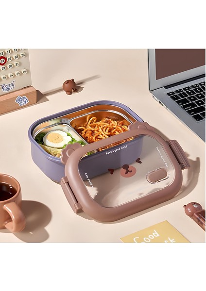 Bölmeli Paslanmaz Çelik Yemek Kutusu fırsatları