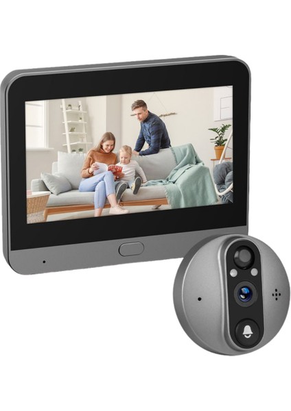 Akıllı Kapı Zili | Wifi, Kameralı, Uzaktan Kontrolü, Gece Görüşü, Hareket Sensörü | Kapı Merceği, Kapı Görüntüleyici, Kapı Merceği| 130° Görüş Açıso modelleri