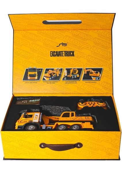 Bfs HJ8001-2 Kumandalı metal excavate Truck -Gepettoys fiyatları