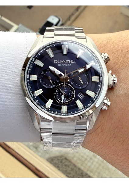 Çelik 10 Atm Su Geçirmez Kadranı Lacivert Erkek Kol Saati