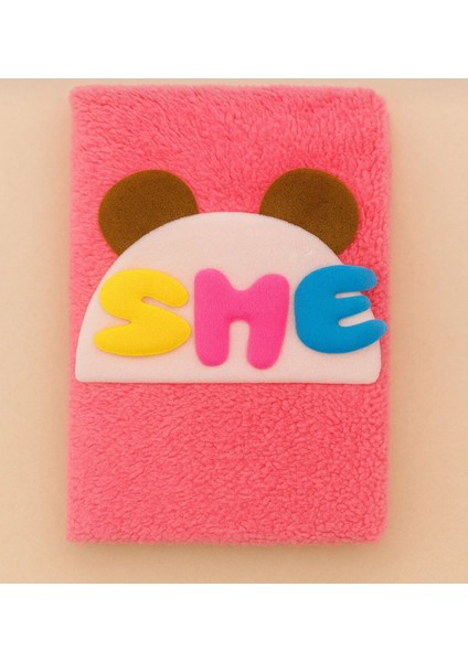 Pembe Peluş Defter