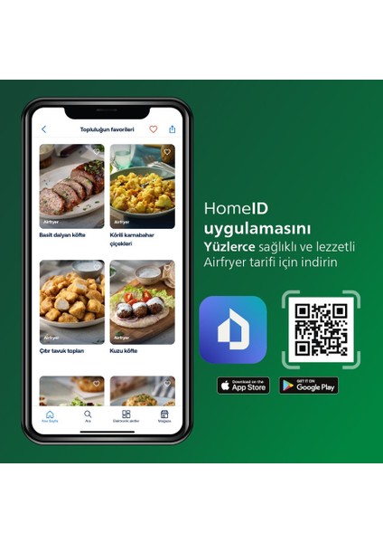 Dokunmatik LED Panel – Modern ve Kolay Kullanım 7.3 L Ultra Geniş Kapasite Xxl Premium Airfryer & Fritöz 2250W