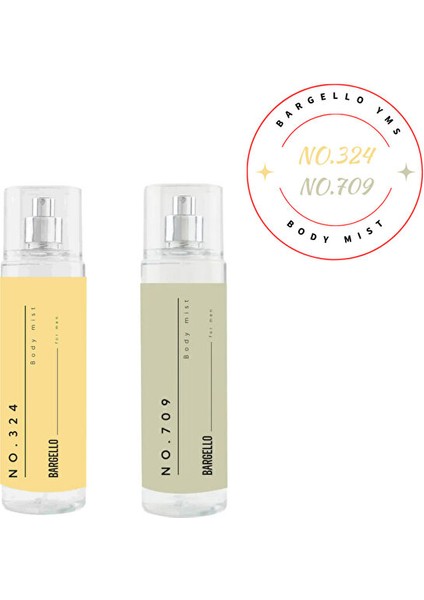 NO.324 Kadın ve NO.709 Erkek 210 ml Body Mist