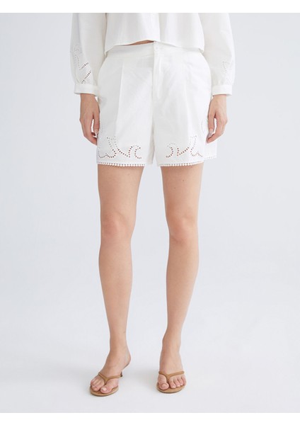 Yeni Sezon Ajurlu Brode Kadın Şort indirimleri