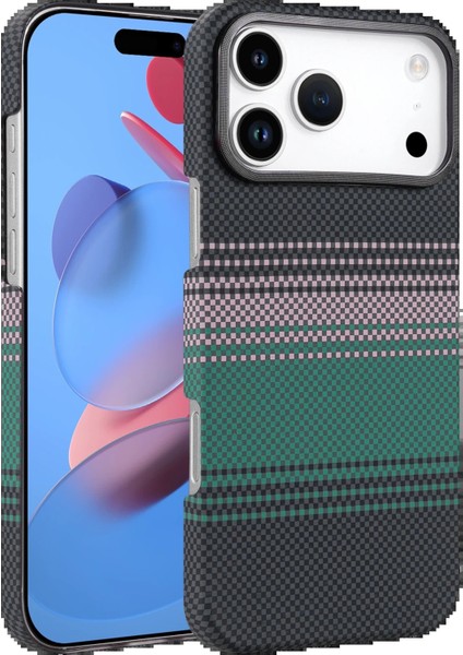 Apple iPhone 17 Pro Max Vega Magsafe Kapak - YEŞIL-(5796) - M626K290-R58626