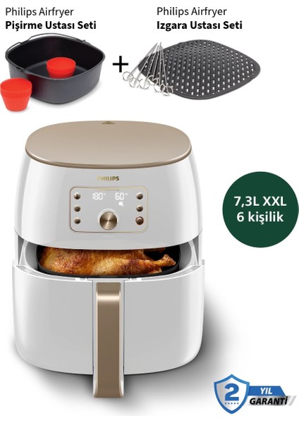 7.3 L Ultra Geniş Kapasite Xxl Premium Airfryer & Fritöz – Dokunmatik LED Panel – Modern ve Kolay Kullanım 2250W