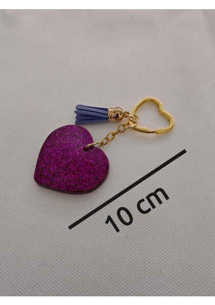 Kalp Figürlü Anahtarlık ve Çanta Aksesuarı - Çanta Süsü - ÇS359 fırsatları