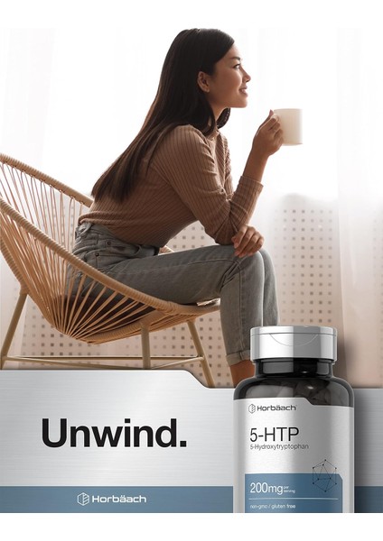 Horbäach 5-Htp Hydroxytryptophan Griffonia Simplicifolia 200MG 180 Caps fiyatları