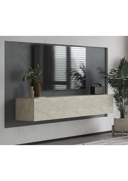 Alfa 180CM Tv Sehpası Duvara Monte