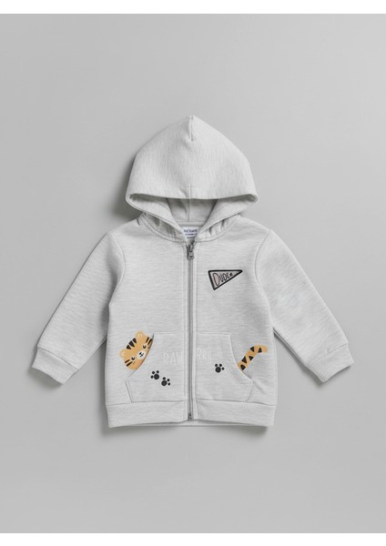 Fermuarlı Kapüşonlu Erkek Bebek Takım modelleri